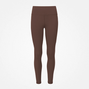 Legginsy termiczne damskie - spodnie - czekoladowy brąz