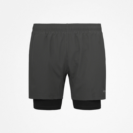 Shorts 2 en 1 Homme - Pantalons - Gris foncé