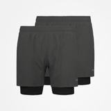 {"alt": "Shorts 2 en 1 Homme - Pantalons - Gris foncé", "quantity":"2"}