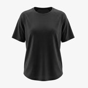 Sport Shirt Mesh Damen - Oberteile - Schwarz