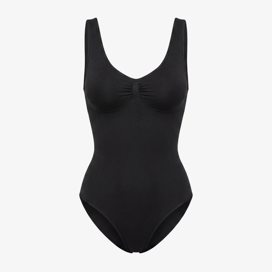 Shaping Body mit breiten Trägern - Oberteile - Schwarz