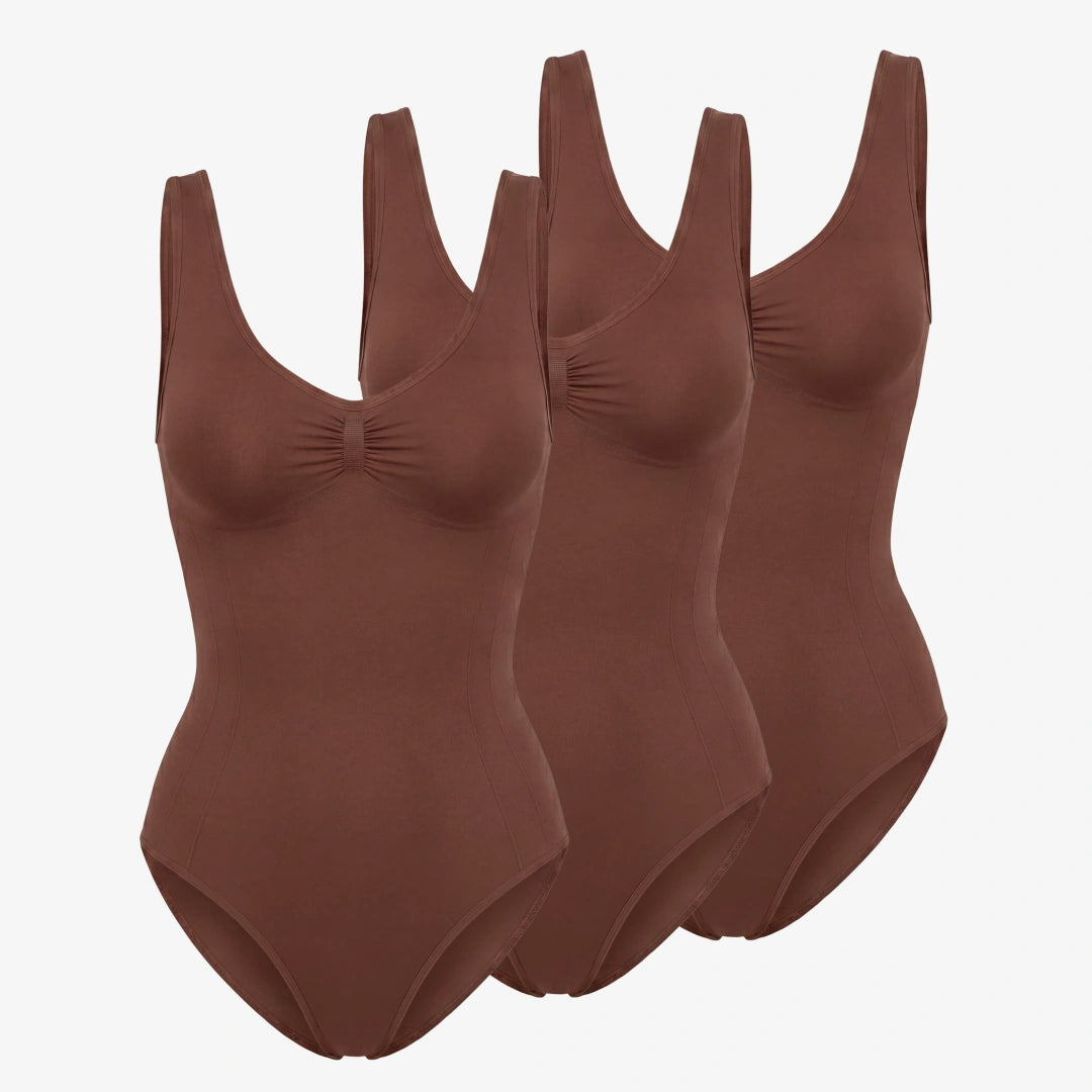 {"alt": "Shaping Body mit breiten Trägern - Oberteile - Braun", "quantity":"3"}