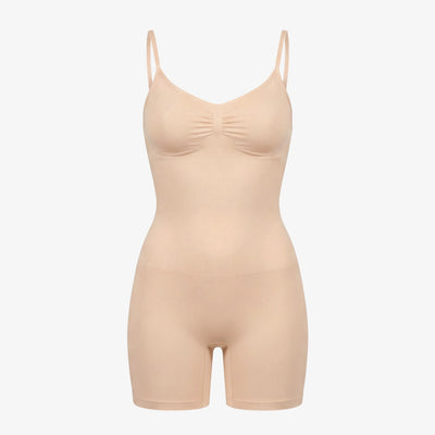 Shaping Bodysuit Shorts - Oberteile - Beige