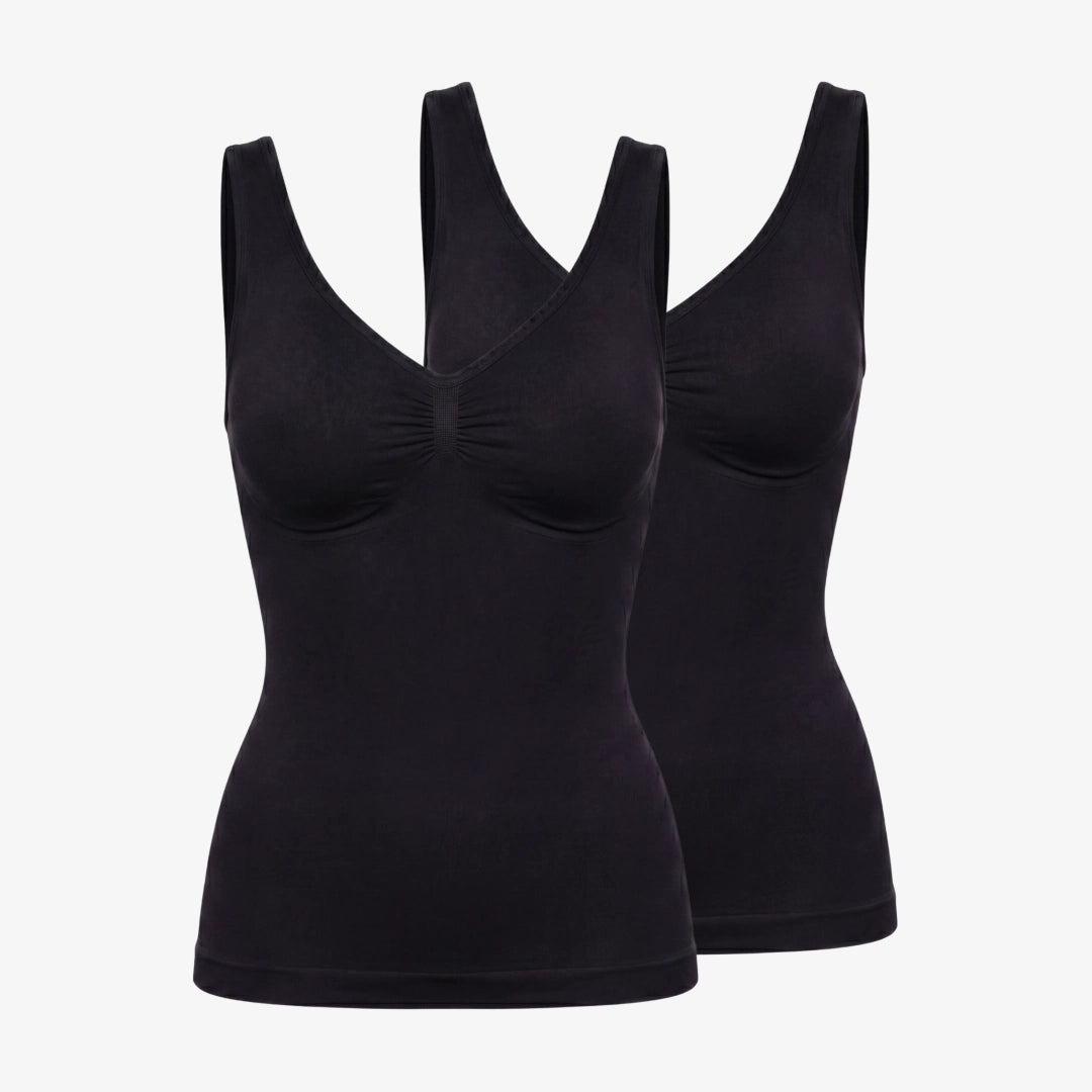 {"alt": "Shaping Tank Top - Oberteile - Schwarz", "quantity":"2"}