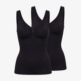 {"alt": "Shaping Tank Top - Oberteile - Schwarz", "quantity":"2"}