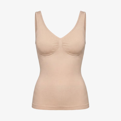 Shaping Tank Top - Oberteile - Beige