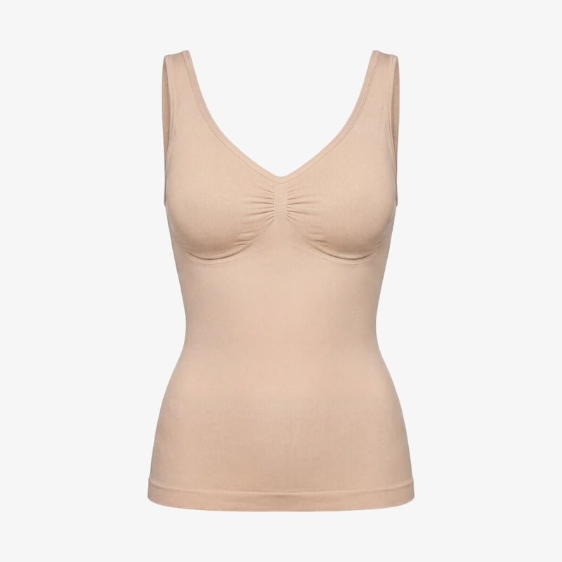 Shaping Tank Top - Oberteile - Beige