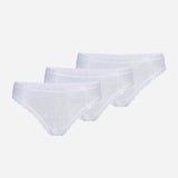 Tangas mit Spitze love - Unterhosen - Weiss