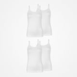 {"alt": "Damen Spaghetti Tops - Oberteile - Weiß", "quantity":"2"}