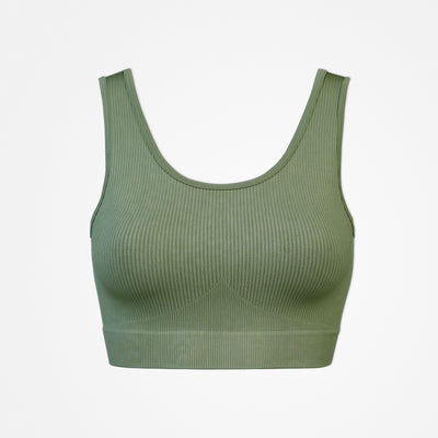 Brassière de sport sans coutures - Hauts - Vert clair
