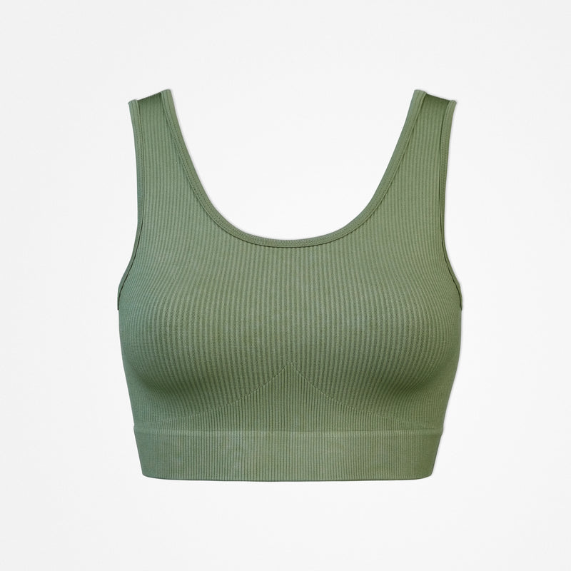 Brassière de sport sans coutures - Hauts - Vert clair