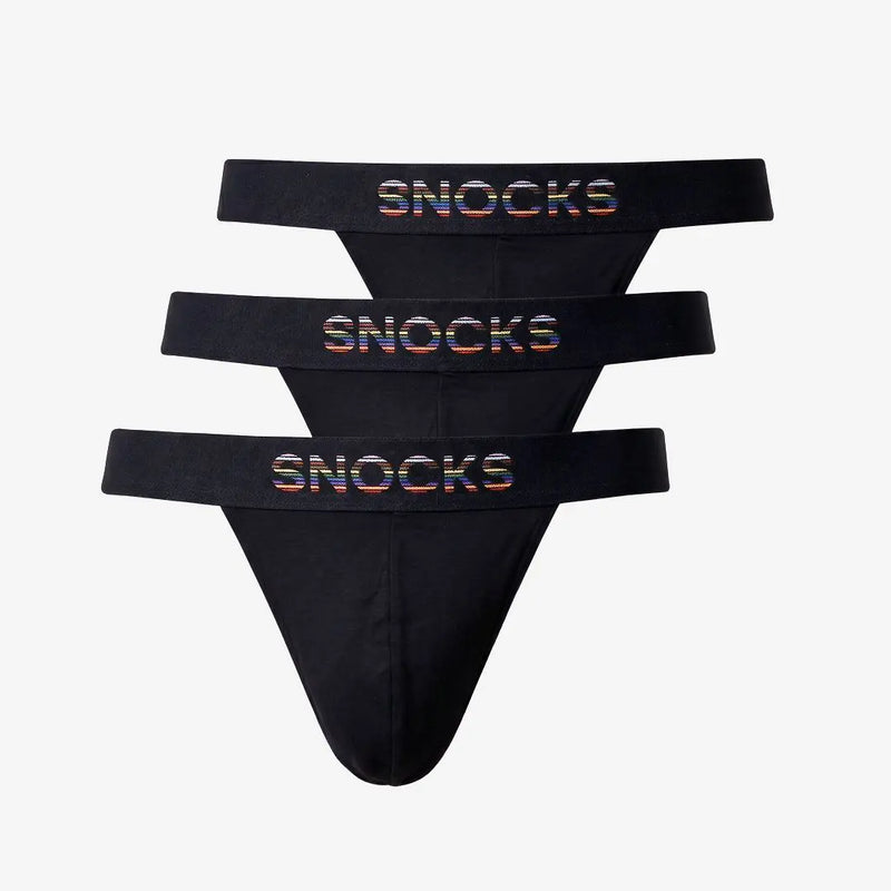 Männer Tanga Pride - Unterhosen - Schwarz (Pride)