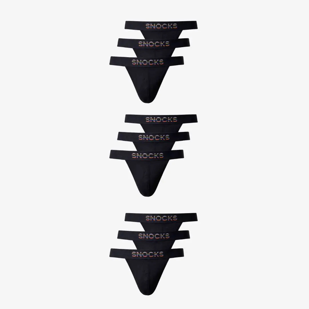 {"alt": "Männer Tanga Pride - Unterhosen - Schwarz (Pride)", "quantity":"3"}