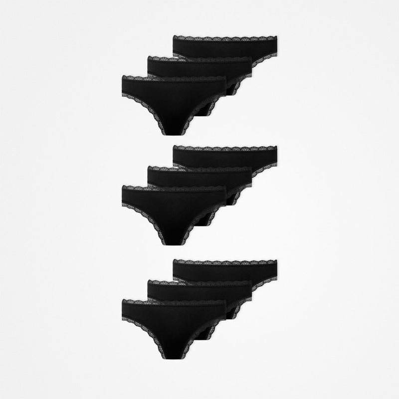 {"alt": "Stringhe con pizzo - Mutandine - Nero", "quantity":"3"} 