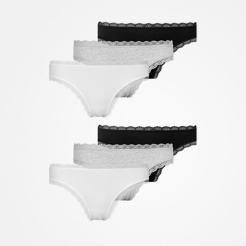 {"alt": "Stringhe con pizzo - Mutandine - Mix (Bianco/Grigio chiaro/Nero)", "quantity":"2"}