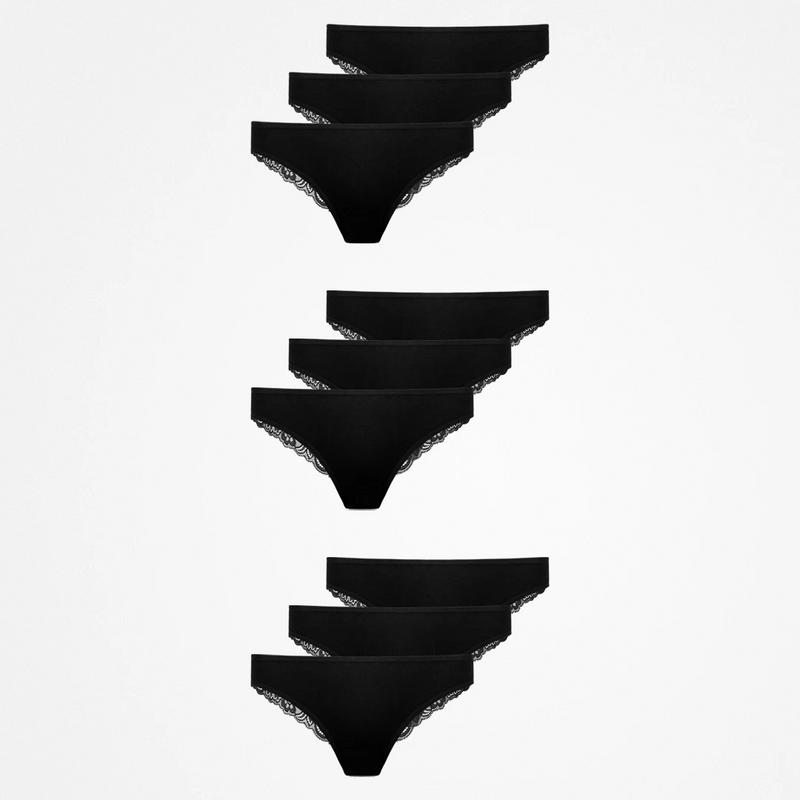 {"alt": "Stringhe con pizzo - Biancheria intima - Nero (Pizzo)", "quantity":"3"}