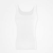 Ripp Tank Top Damen - Oberteile - Weiß