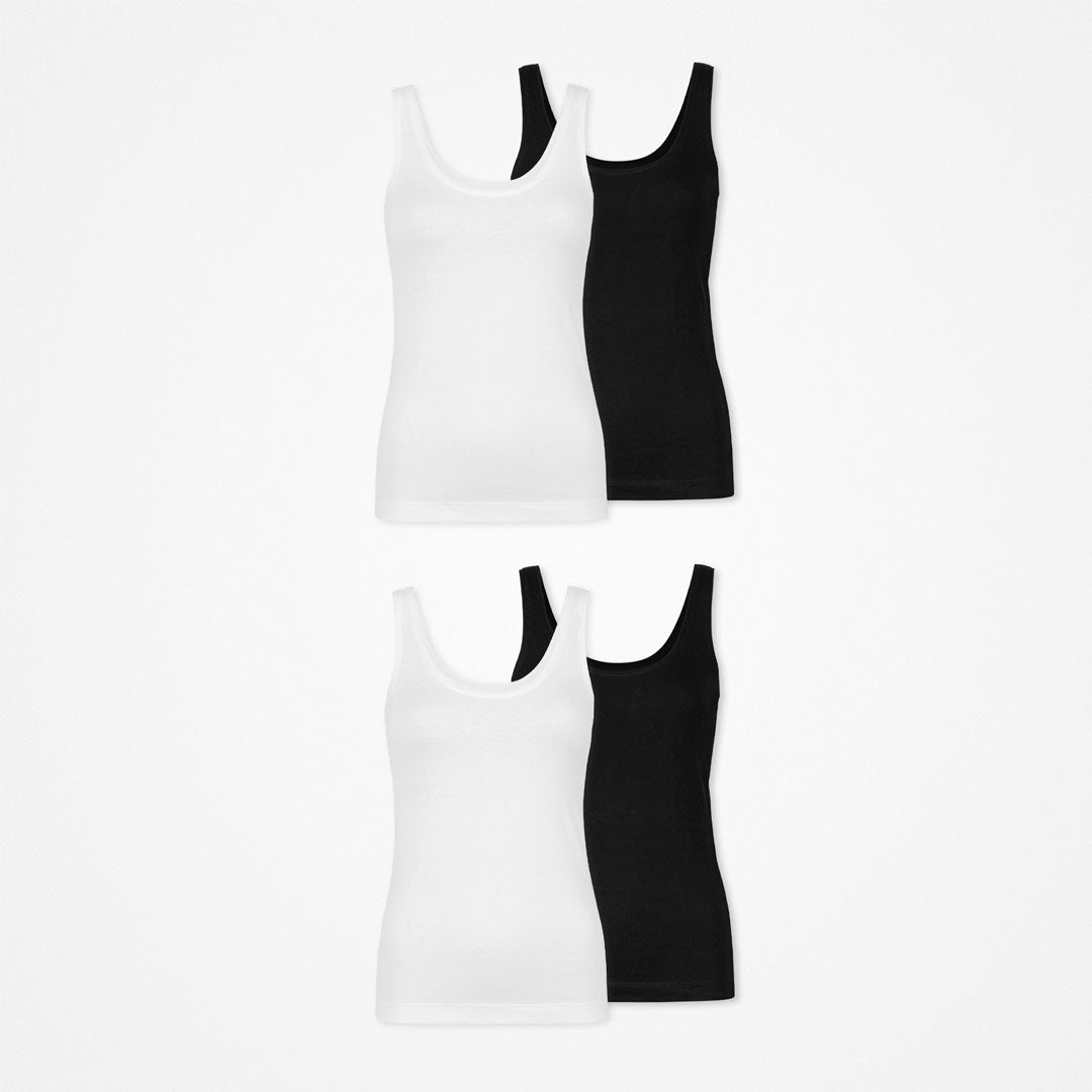 {"alt": "Débardeurs femme - Hauts - Noir et blanc", "quantity":"2"}
