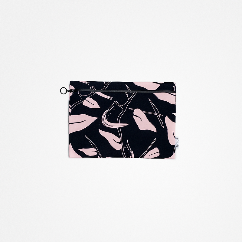 SNOCKS x femtis Wetbag klein - waterdichte tas | Plantenpatroon