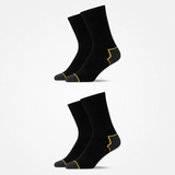 {"alt": "Chaussettes de travail - Chaussettes - Noir/Accents jaunes", "quantity":"2"}