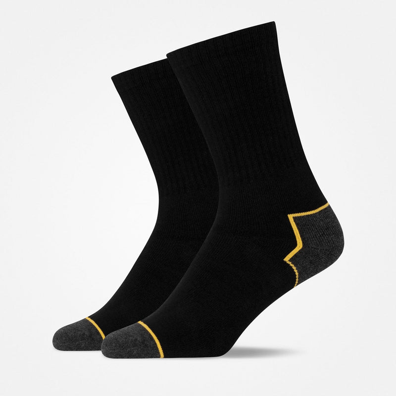 Chaussettes de travail - Chaussettes - Noir/Accents jaunes