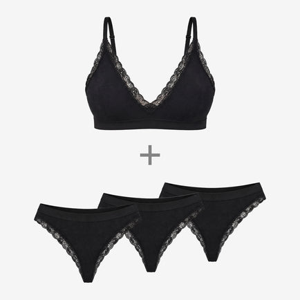 Bundle di pizzo senza cuciture