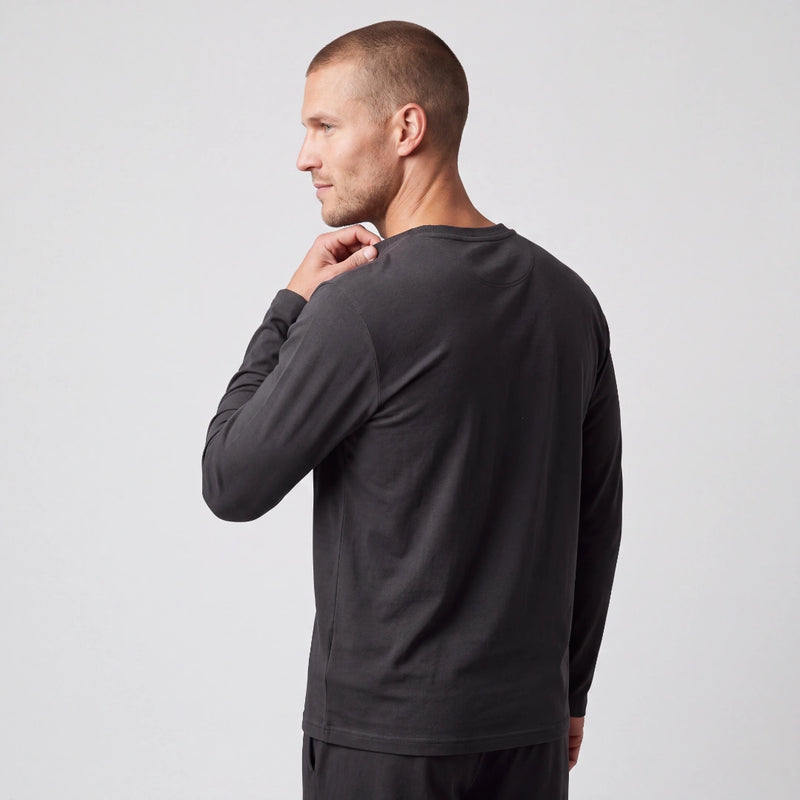 Schlafanzug Set Herren lang - Kleidung -
