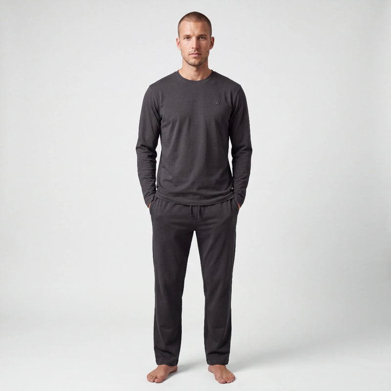 Schlafanzug Set Herren lang - Kleidung -
