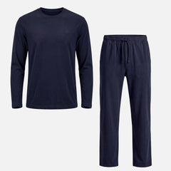 {"alt": "Schlafanzug Set Herren lang - Kleidung - Dunkelblau", "quantity":"1"}