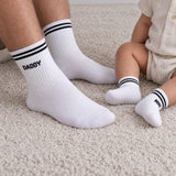 Familiensocken „Daddy, Daddy, Mini“ - Socken - Sportlicher Ripp-Look
