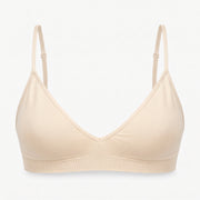 Seamless Triangel Bralette - Oberteile - Beige