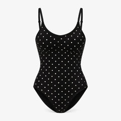 Shaping Body Slip Seamless - Oberteile - Schwarz mit weißen Punkten