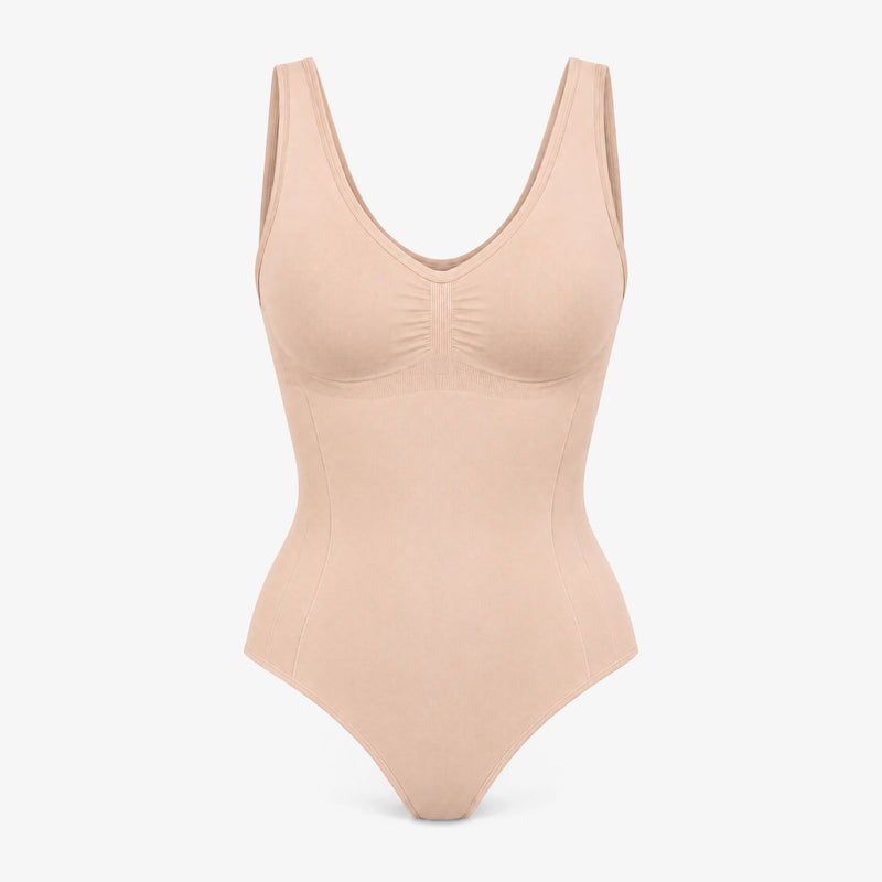 Stark formender Shaping Body mit Cups - Oberteile - Beige