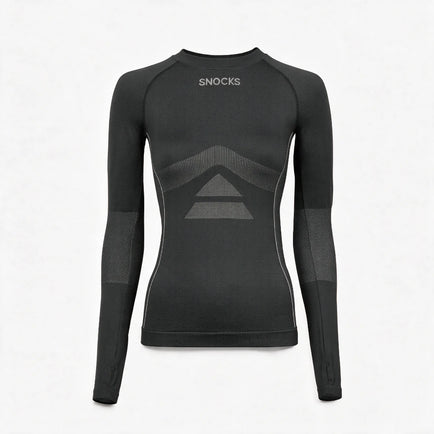 Thermo Longsleeve Damen - Kleidung - Dunkelgrau