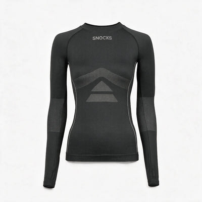 Thermo Longsleeve Damen - Kleidung - Dunkelgrau