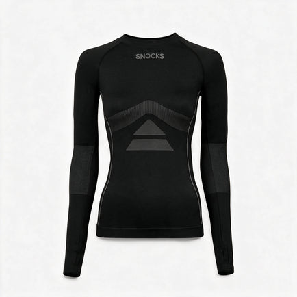 Thermo Longsleeve Damen - Kleidung - Schwarz