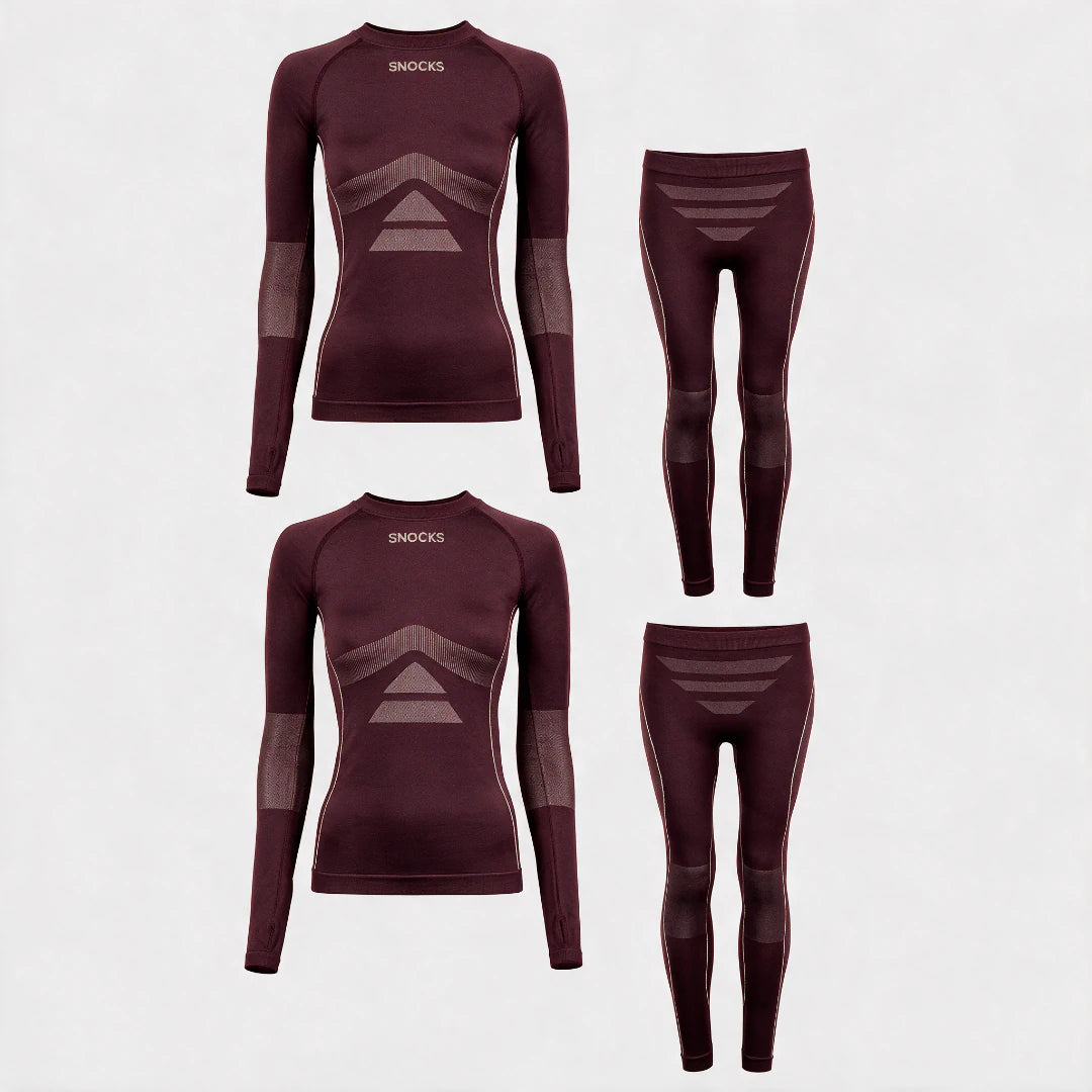{"alt": "Thermounterwäsche Damen - Kleidung - Dunkelrot", "quantity":"2"}