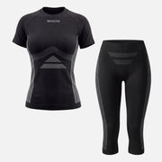 Thermounterwäsche Damen 3/4 - Kleidung - Schwarz
