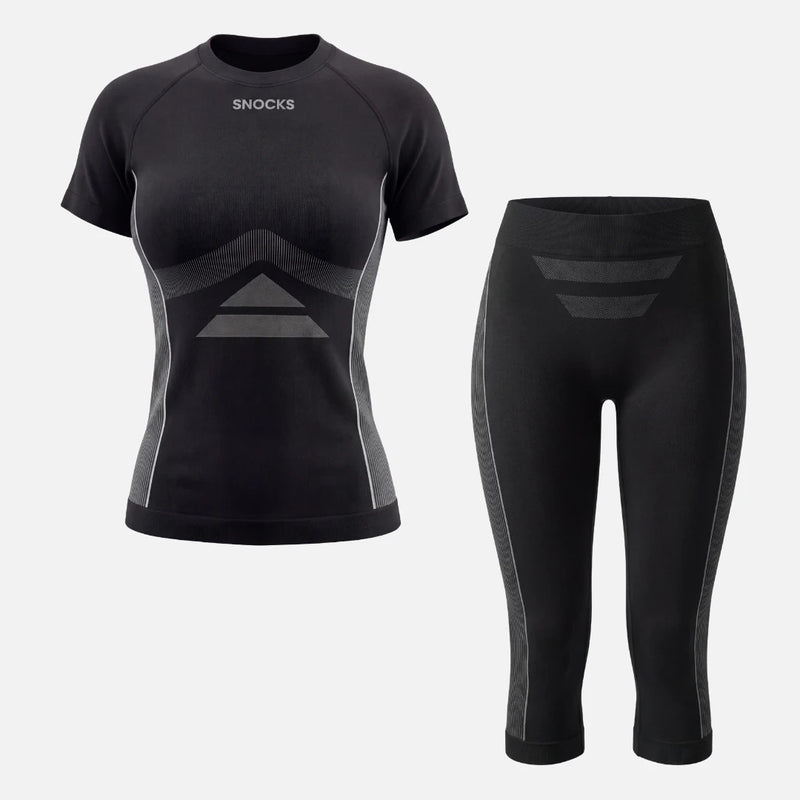 Thermounterwäsche Damen 3/4 - Kleidung - Schwarz