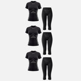 {"alt": "Thermounterwäsche Damen 3/4 - Kleidung - Schwarz", "quantity":"3"}