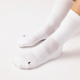 Hohe Laufsocken | Schwarz-Weiß