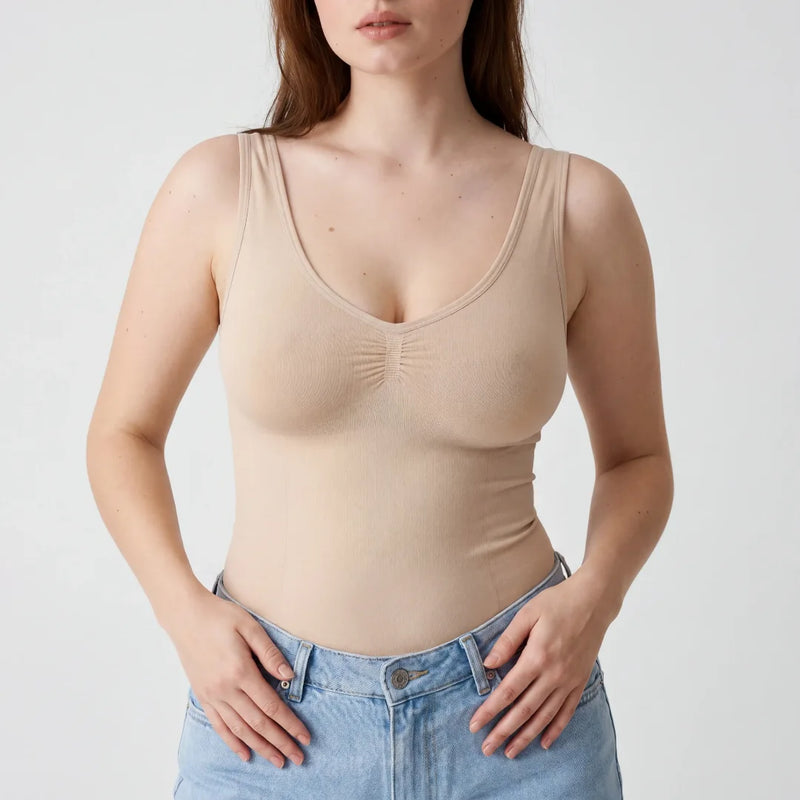 Shaping Tank Top | Beige