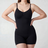 Body sculptant avec effet push-up fessier | Noir