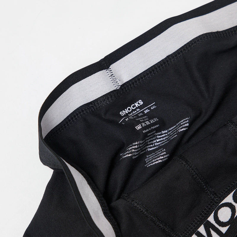 Lange Boxershorts | Schwarz