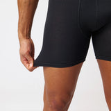 Lange Boxershorts | Schwarz