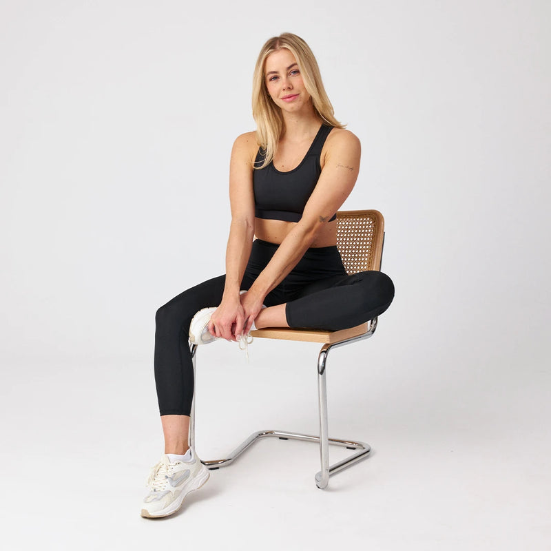 High Waist Leggings | Schwarz
