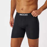 Lange Boxershorts | Schwarz