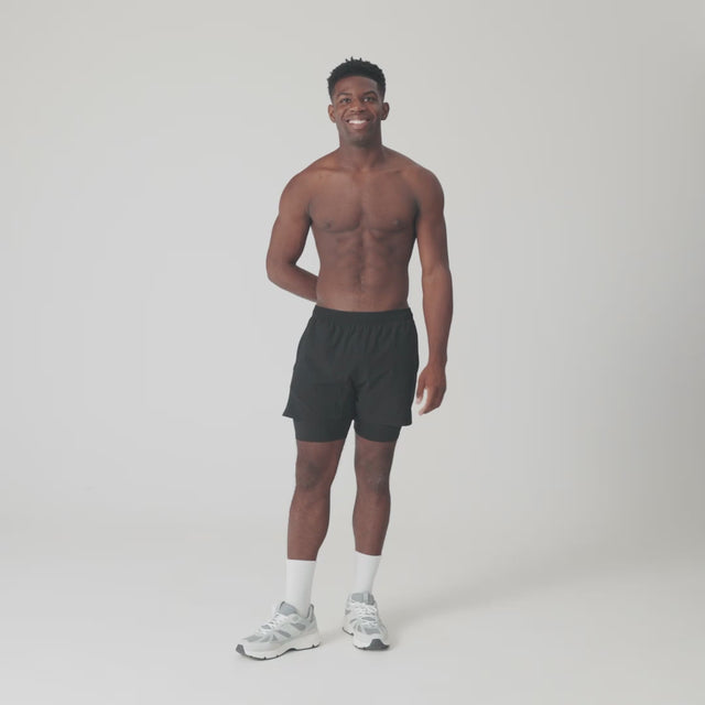 2 in 1 Shorts Herren