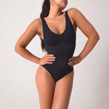 Shaping Body mit breiten Trägern | Schwarz
