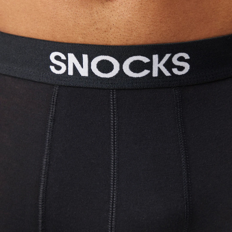 Lange Boxershorts | Schwarz